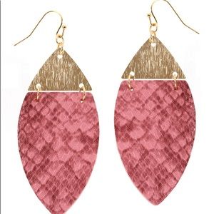 Tell Your Tale Jewelry - Snake skin textured earrings Tell Your Tale Jewelry - Snake skin textured earrings